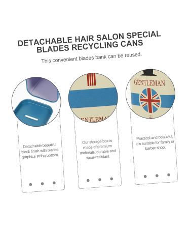 Buy Minkissy Box Klingen - Vintage Iron Razor Blade Storage Container | Waste Blade Bank for International Shipping - Buy Online on GoSupps.com