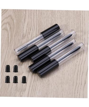 WOONEKY 5pcs Eyelash Cream Bottle Empty Mascara Tube Empty Eyelashes Bottle Eyelash Brush Tube Black - Buy Online on GoSupps.com