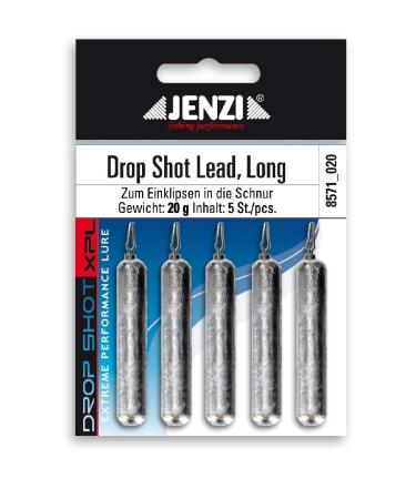 Jenzi Drop-Shot Lead Weights Long 20g