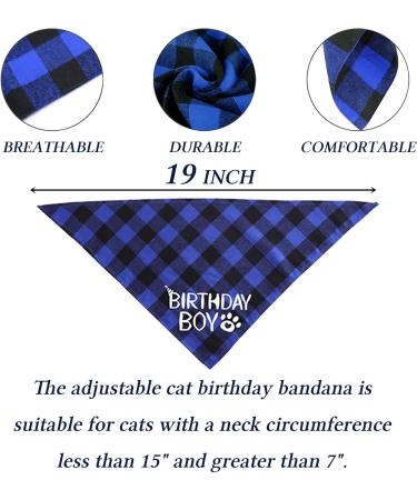 STMK Cat Birthday Party Supplies Cat Birthday Hat Bandana Bow Tie Collar Birthday Number Cat Birthday Banner Garland MEOW Letter Balloons for Cat Kitten Birthday Outfits Decorations Blue Hat & Bandana & Bowtie & Number & Banner & Balloon - Buy Online on GoSupps.com