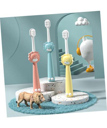 Minkissy 12 Pack Children's Toothbrushes - Travel Friendly & Fun Caricature Design for Everyday Use - Perfect Kids' Dental Accessories - Buy Online on GoSupps.com