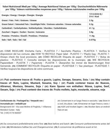 Bongiovanni Natural Spelled ancient variety of durum wheat 5 kg BIO - Buy Online on GoSupps.com