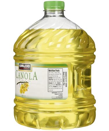 Kirkland Signature 100% Pure Canola Oil - 3 qt (2 ct) - 96.03 Fl Oz (Pack of 2) - Buy Online on GoSupps.com