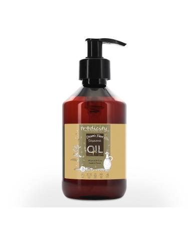 100% pure natural cold-pressed organic sesame oil |Vegan gluten -free non -toxic |Massage oil skin and hair care |250 ml neutral smell no greasy residues - Buy Online on GoSupps.com