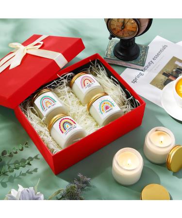 Uiifan 12 Pcs Teacher Appreciation Gifts - Organic Aromatherapy Candles | Stress Relief Scented Candle Set for Women | Perfect Christmas Thank You Gift - Buy Online on GoSupps.com