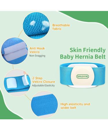 Umbilical Hernia Belt for Babies | Adjustable Infant Belly Button Support | Newborn Abdominal Belt Truss - Large - Buy Online on GoSupps.com