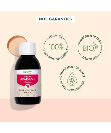 HERBALGEM - Soothing Syrup - Throat - Airway Comfort - Enriched With Buds - Traditional Recipe - Certified Organic - 250 ml - Buy Online on GoSupps.com