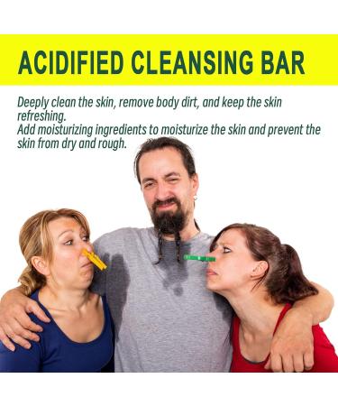  G n rique Acidified Body Cleansing Bar Moisturizing & Soothing Gentle Cleanser Soap Body Bar for Sweating Underarm Odor Body Bathing Fresh & Long-Lasting (1) - Buy Online on GoSupps.com