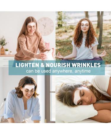36 Pcs Forehead Wrinkle Patches - Collagen & Vitamin E Anti-Wrinkle Treatment for Overnight Smoothing of Fine Lines and Wrinkles - Buy Online on GoSupps.com