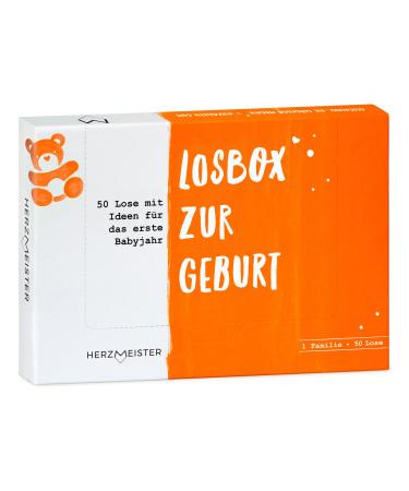 LosBox for birth - The gift for birth for mom dad & baby i 50 loosely with wonderful ideas for the first year i gift for birth for girls & boys and gift idea for expectant parents - Buy Online on GoSupps.com