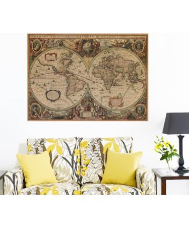 Uonlytech Office Wall Art Coffee Sign Retro Decor Coffee Poster Wall Decal Bedroom Murals Applique Printed Matter Vintage As Shown medium - Buy Online on GoSupps.com