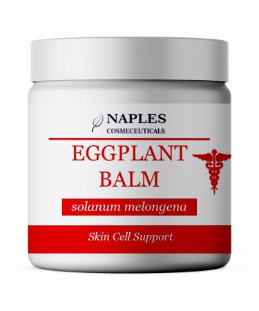 Naples Cosmeceuticals Eggplant Balm Daily Skin Support Eggplant Salve for Skin Disorders Skin Cell Support Discolored Skin Relief 2 Ounce (Pack of 1)