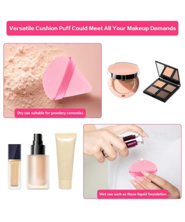 20 STK Triangle Makeup Powder Puff & Sponges - Wet/Dry Cosmetic Pads for Loose Powder & Primer - Buy Online on GoSupps.com