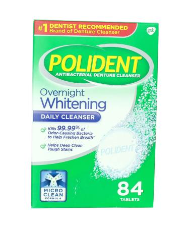 Polident Overnight 84ct Size 84ct Polident Overnight 84ct