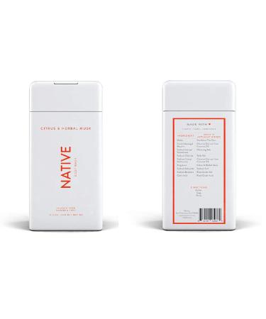 Native Body Wash - Citrus & Herbal Musk - 11.5 oz (340ml) Citrus 11.5 Fl Oz (Pack of 1)