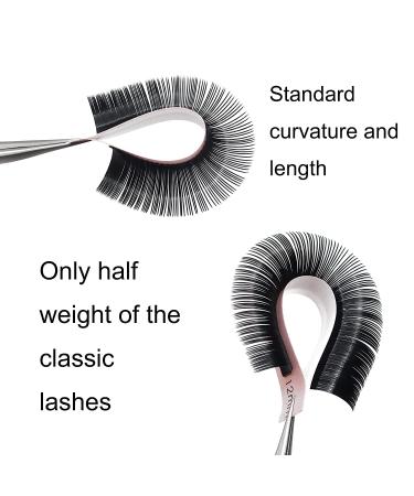 Flat Lashes QueWel | Ellipse Eyelashes for 1:1 Extensions | 0.15D Curl 15mm Silk Single Eyelashes - Naturally Black (1 Piece) - Buy Online on GoSupps.com