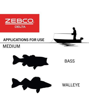 Zebco Delta Spincast Fishing Reel | Instant Anti-Reverse Clutch | All-Metal Gears | Size 30 (2008) | Right/Left-Hand Retrieve - Buy Online on GoSupps.com