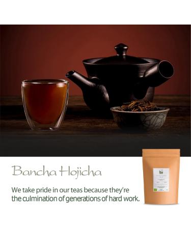 Bancha Hojicha Organic Green Tea - Houjicha Roasted Tea From Japan - Japanese Tea 200g - Buy Online on GoSupps.com