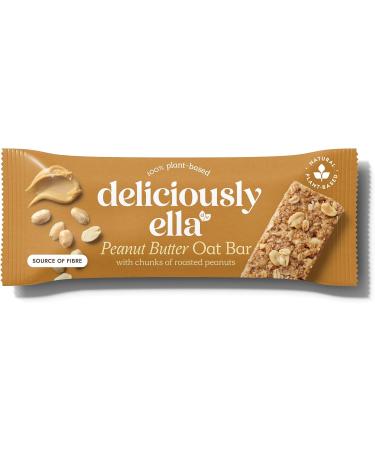 Deliciously Ella Peanut Butter Oat Bars - Gluten-Free & Vegan Snack (50g, 16 Bars) - Buy Online on GoSupps.com