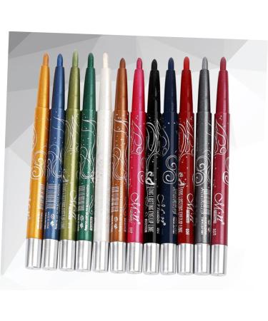 FOMIYES 12 Pcs Waterproof Eye Liner Pencil Waterproof Eye Shadow Pen Set Lipstick Pen Water Proof - Buy Online on GoSupps.com
