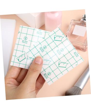 400 Pcs Clear Makeup Tape & Sheer Nail Polish Foundation Palette - Perfect for Eye Shadow & Creams | Versatile Makeup Hand Palette Stickers - Buy Online on GoSupps.com