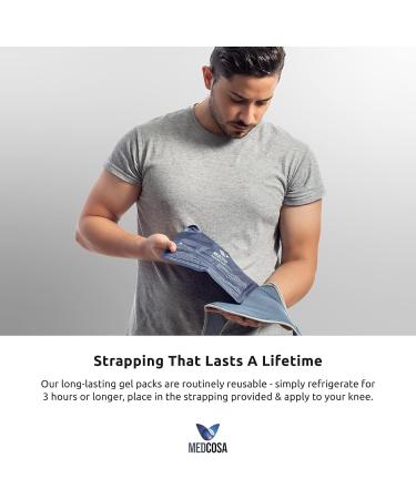 Medcosa Heat and Cool Knee Compress | Ultimate Cooling & Warming Therapy for Knee Pain | Ice Bag for Fast Relief - Buy Online on GoSupps.com