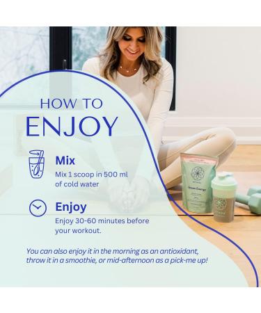 100% Vegan Pre Workout Powder NIYAMA Green Energy|Stim Free|Paleo Keto Natural Caffeine Free Pre Workout Drink Mix|Natural Berry Flavour (30 Servings) Pack of 1 - Buy Online on GoSupps.com