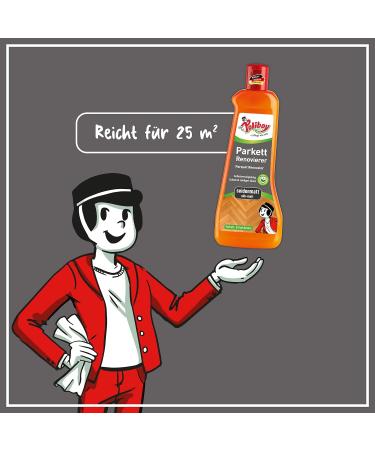 Poliboy Parquet Renovator Seidenmatt 500ml - Floor Cleaner for Wooden & Cork Floors | Made in Germany - Ideal for Stressed Floors - Buy Online on GoSupps.com