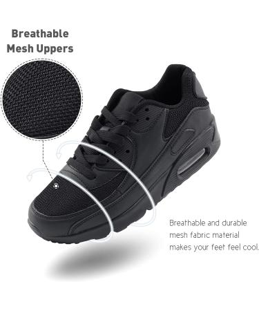 Hitmar's Air Cushion Running Shoes for Men & Women - Slipproof Comfortable Lightweight Sneakers in Black Green White & More (EU36-EU47) - Buy Online on GoSupps.com