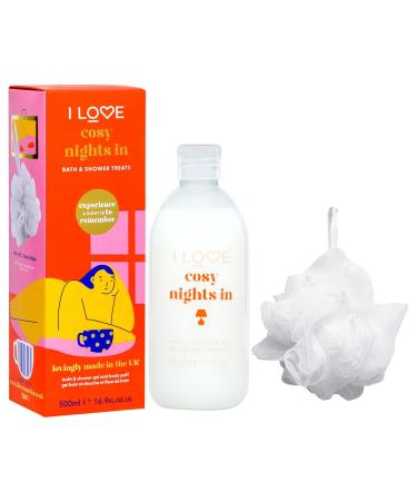 I Love Cosy Nights In Bathtime Treats - Chocolate Marshmallow Bath & Shower Gel | Exfoliating Body Wash for Smooth Skin - 1 pc - Buy Online on GoSupps.com