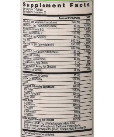 Rainbow Light Complete B-Complex - Food-Based Formula, 90 Tablets for Energy & Wellness - Buy Online on GoSupps.com