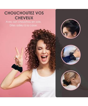 ENOR BEAUTY Women's Night Silk Cap - Protects Hair Fibre - Natural Care for Dry and Brittle Hair - Charlotte Sleep Scarf - All Types of Afro Hollowy Hair - Night Silk Sleeping Cap (Black) - Buy Online on GoSupps.com