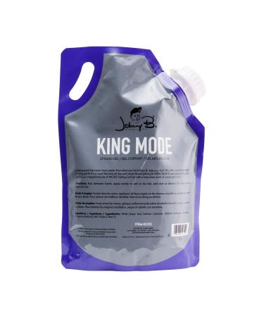 JOHNNY B. King Mode Professional Hair Styling Gel 2lb - Long-Lasting Hold for Men - Pack of 1 - Buy Online on GoSupps.com
