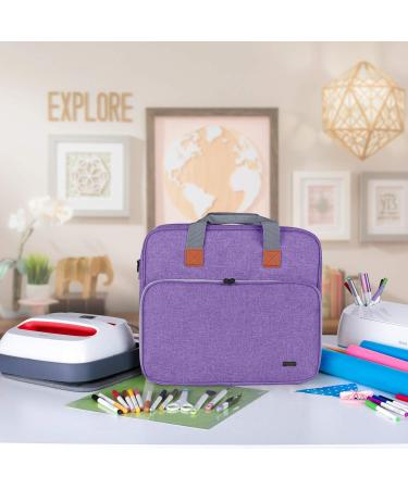 LUXJA Purple Carrying Case for 12 x 10 Cricut Easy Press 2 - Tote Bag for Easy Press 2 and Supplies | Protective Travel Case for Cricut Press Accessories - Buy Online on GoSupps.com