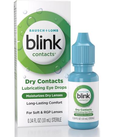 Blink Contacts Lubricating Eye Drops 0.34 fl oz and Blink-N-Clean Lens Drops 0.5 fl oz Dual Moisturizing and Lens Cleaning Solution for Soft & RGP Lenses - Buy Online on GoSupps.com