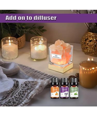 EFH Essential Oils Set 6 Natural Fragrance Oils for Diffusers & Candles | Lavender Lemon Peppermint Sweet Orange & Sakura 10ML Each - Buy Online on GoSupps.com