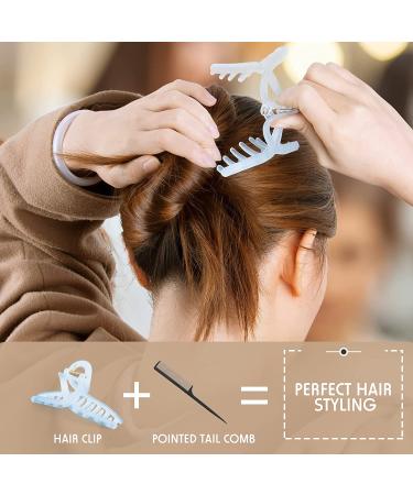 OKBA Large Hair Clips for Women - Matte Hair Claw Clips - Nonslip Strong Hold Jaw Clip - Fashion Hair Styling Accessories - 8 Count (Pack of 1) - Buy Online on GoSupps.com
