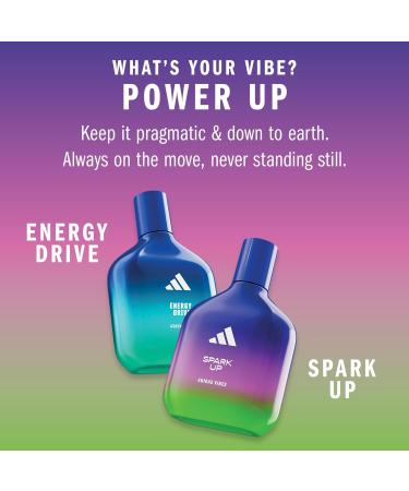 adidas Vibes Spark Up Eau de Parfum 1.6 fl oz (Pack of 1) Notes of Fruity Floral Orange and Black Pepper Unisex Fragrance Long Lasting Sporty Fragrance Travel Size Floral Fruity 1.6 Fl Oz (Pack of 1) - Buy Online on GoSupps.com