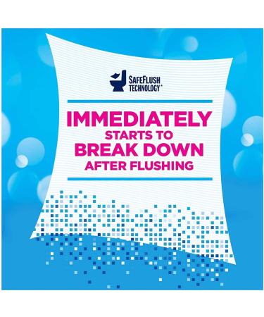 Cottonelle Flushable Wet Wipes 6 Flip-Top Packs 42 Ct + Bonus Zivigo Lens Cleaning Wipe - Buy Online on GoSupps.com