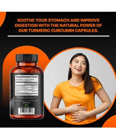 High Potency Turmeric Curcumin with BioPerine - USA Made Natural Joint Support - 90 Capsules by Nutra Life - Buy Online on GoSupps.com