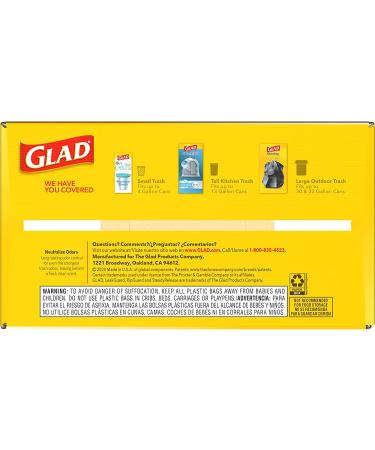 Glad ForceFlex Protection Series 13 Gal Trash Bags 110 Ct - Gain Moonlight Breeze with Febreze | Convenient Packaging - Buy Online on GoSupps.com