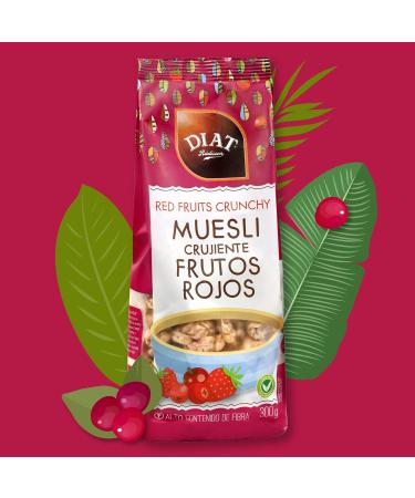 RED FRUITS crunchy muesli 300 GR - Buy Online on GoSupps.com