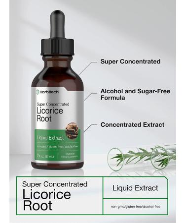 Horbaach Licorice Root Extract 2 oz | Premium Herbal Supplement - Buy Online on GoSupps.com