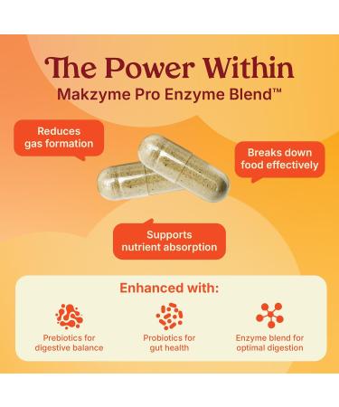 Poop Like a Champion Bloating Relief Digestive Enzymes Probiotic Powered Capsules to Support Digestive Health and Gas Relief 60 Capsules Debloat Me - Buy Online on GoSupps.com
