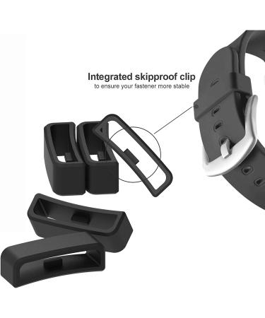 28mm Band Keeper for Garmin Vivoactive HR/Forerunner 910XT & Fitbit Surge - 6 Pack - Buy Online on GoSupps.com