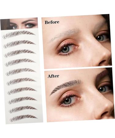 Didiseaon 5 Sheets Eyebrow 3d Sticker Stickers Waterproof Imitation Ecological Makeup Brow Sticker Tool Modify - Buy Online on GoSupps.com