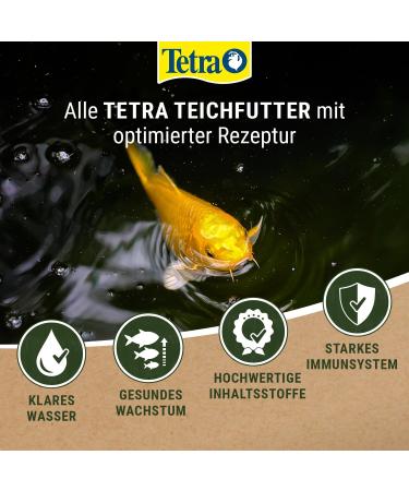 Tetra Pond Variety Sticks - Premium Fish Feed for Healthy Colorful Pond Fish - 4L Bag (600g) - Buy Online on GoSupps.com