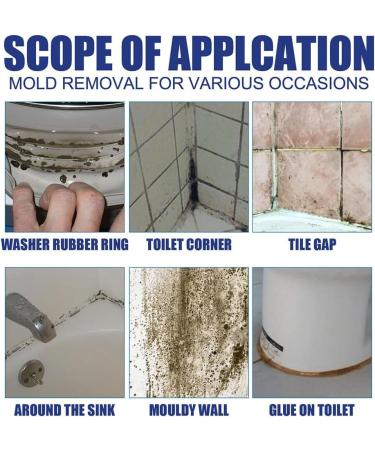 Jue Fish Mildew Removal Spray Bathroom Descaler Spray Stubborn Stains Cleaner Stone Stain Remover Cleaner Suitable for Walls Tiles Floors Sinks Bathtubs and Toilets (3PCS) - Buy Online on GoSupps.com