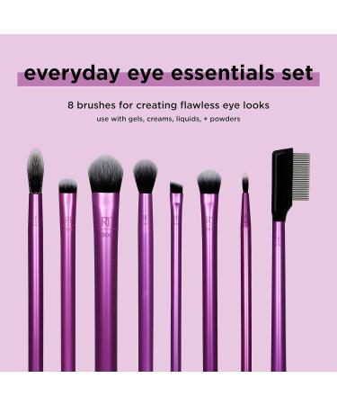 Buy Real Techniques AU Natural Make-Up Brush Set & Everyday Eye Essentials 8-Part Eyeshadow Brush Set - International Shipping Available - Buy Online on GoSupps.com