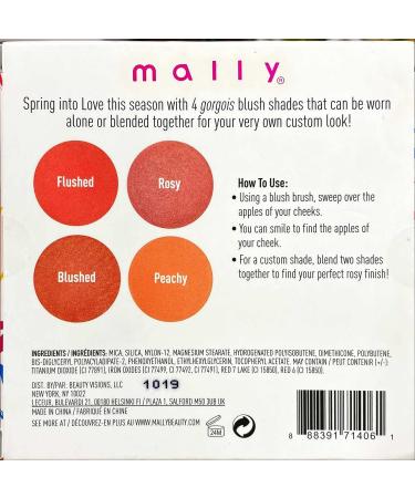 Mally Beauty Spring Into Love Blush Palette - Radiant and fresh colors for a glowing look - Buy Online on GoSupps.com